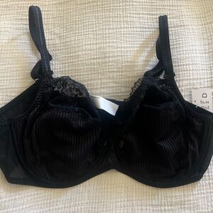 Chantelle Black Lace Detail Bra